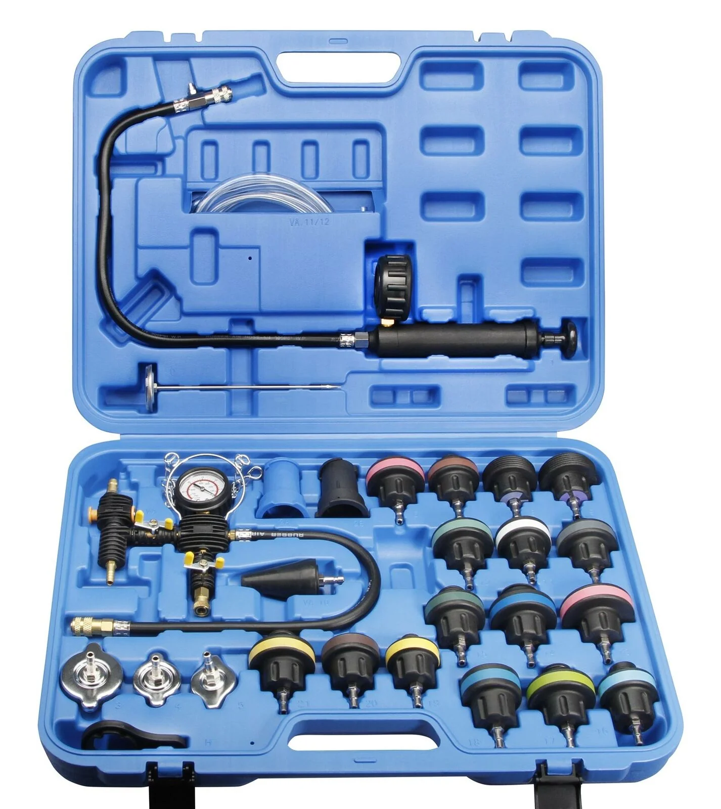 Koelsysteemtester / Druktester – 28-delige set – Incl. Koffer