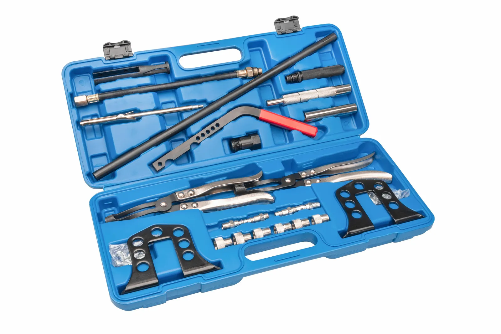 Klepsteel- en veermontage – Demontageset – 25-delig.