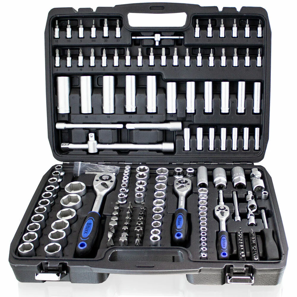Gereedschapskoffer 171 Delig – Doppenset – Chrome Vanadium