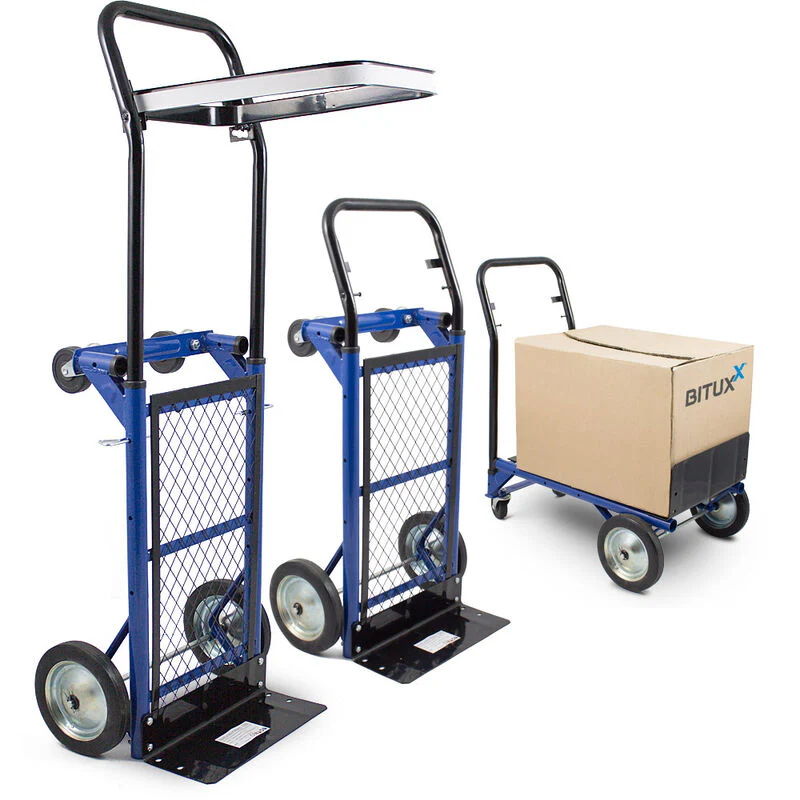 2-in-1 Steekwagen – Transportwagen – Opvouwbaar – 80kg