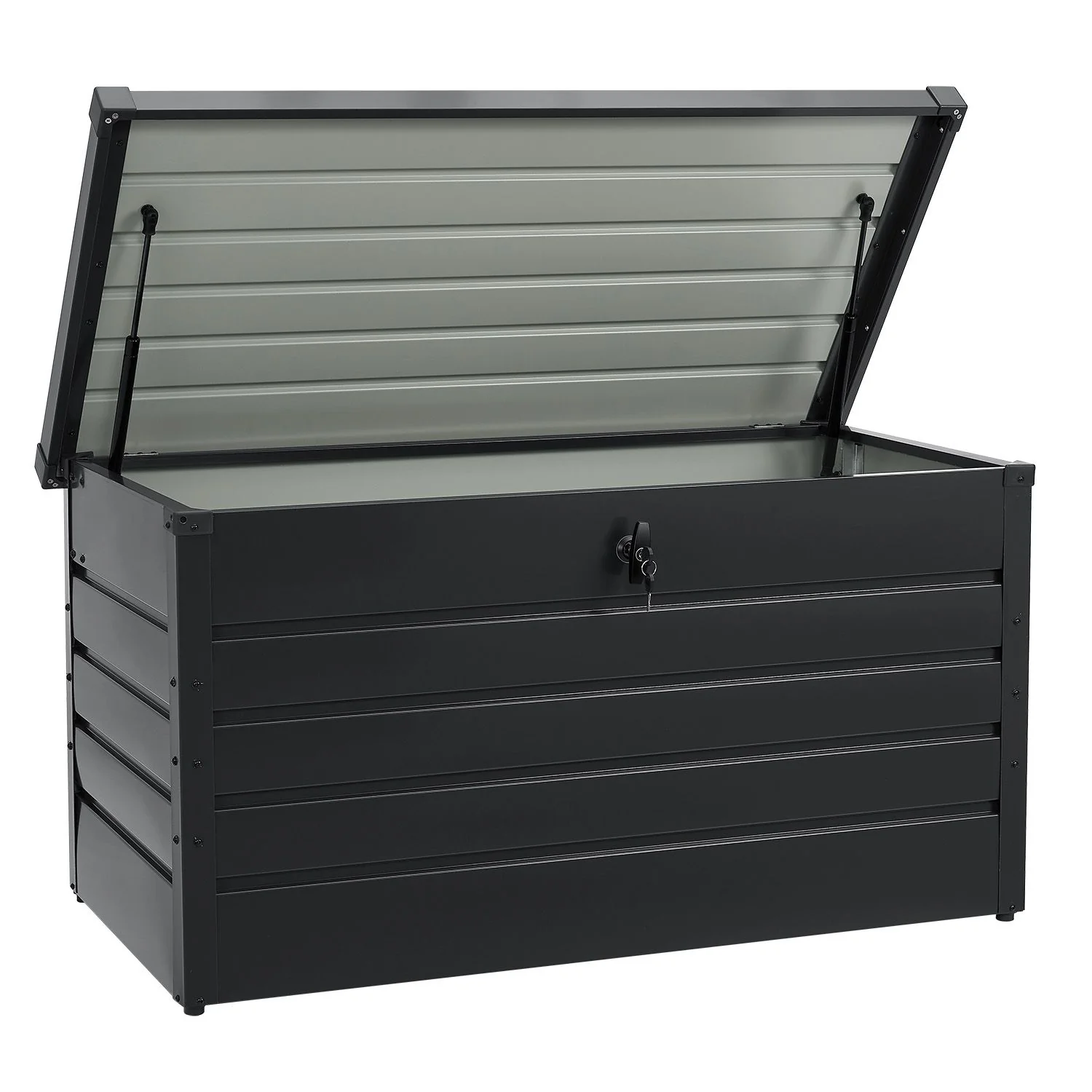 Metalen Opbergbox / Kussenbox Limani – 380 Liter – Antraciet