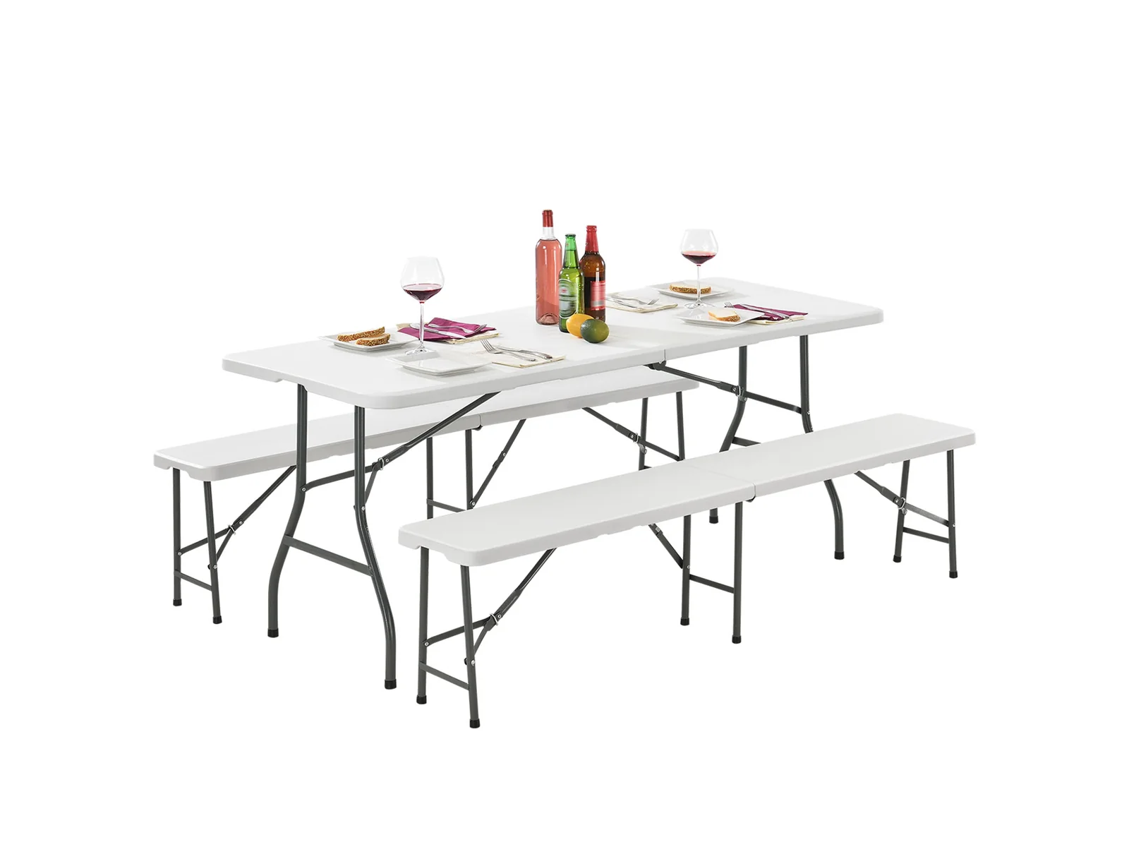 Biertafel / bierbank – 3-delig – inklapbaar