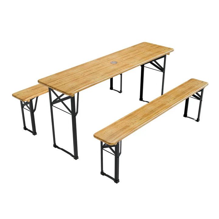 Biertafel / bierbank biertafelset – 3-delig – 170cm picknicktafel