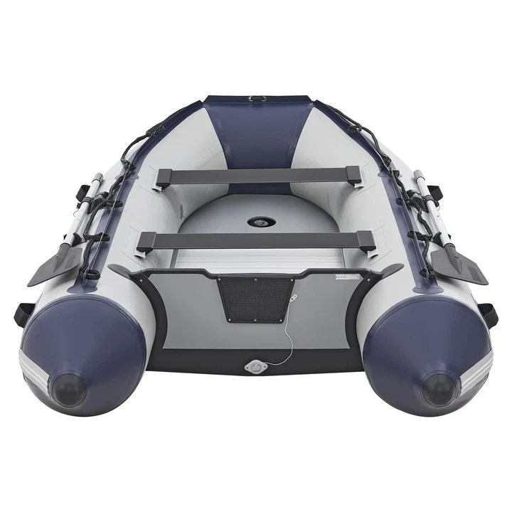 Rubberboot – Opblaasboot – 2 banken – Grijs – Incl. 2 peddels