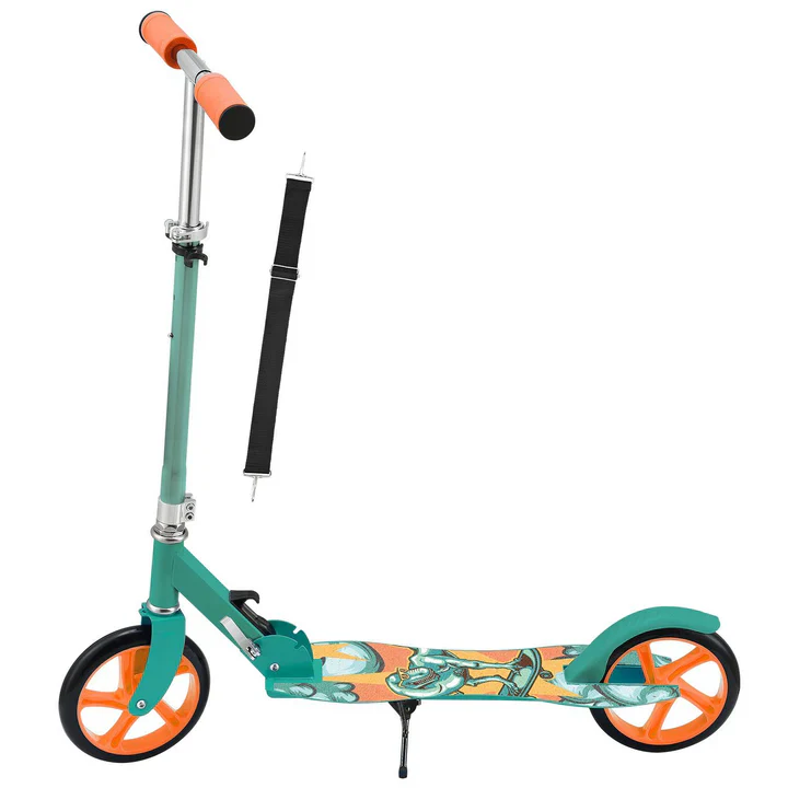 Inklapbare Step / Scooter – Dino – XXL Wielen