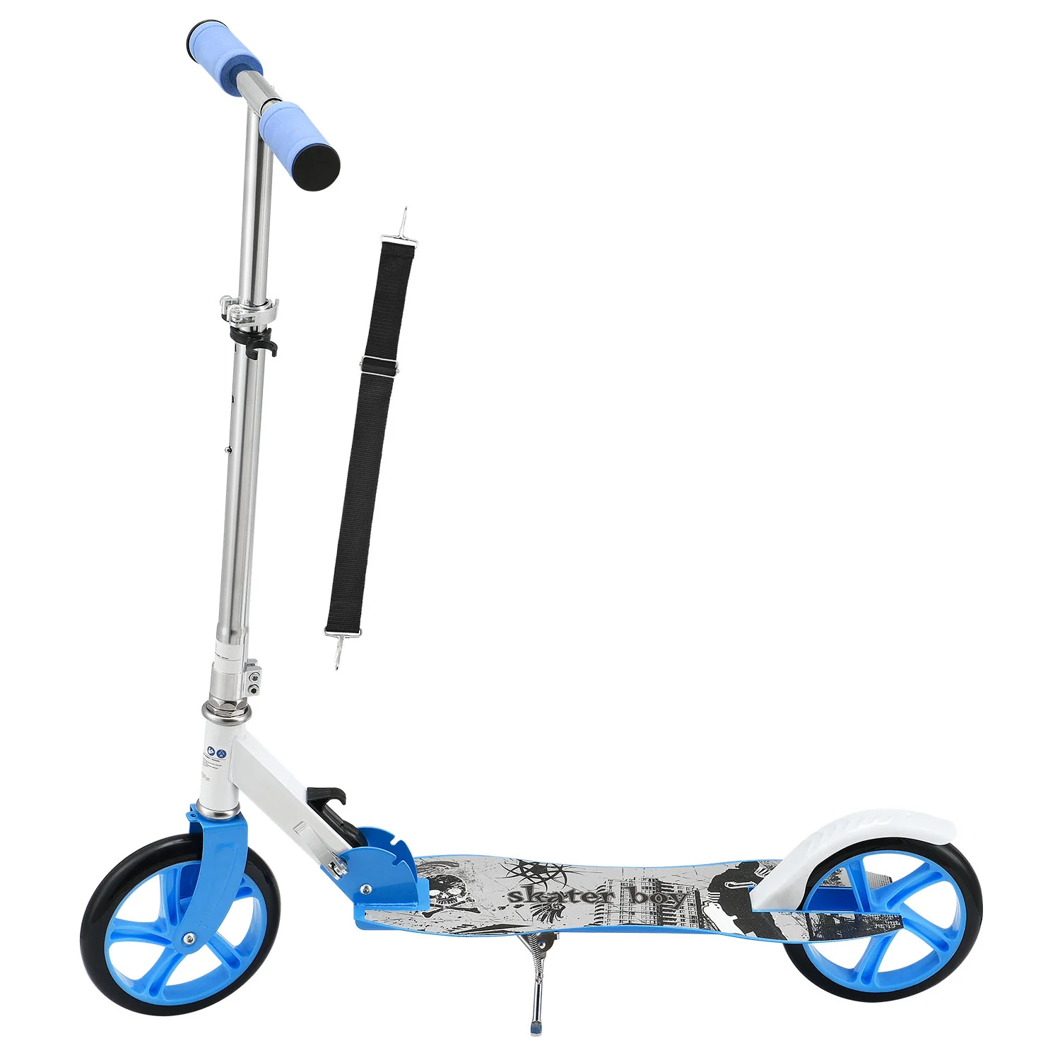 Inklapbare Step / Scooter – Skaterboy – XXL Wielen