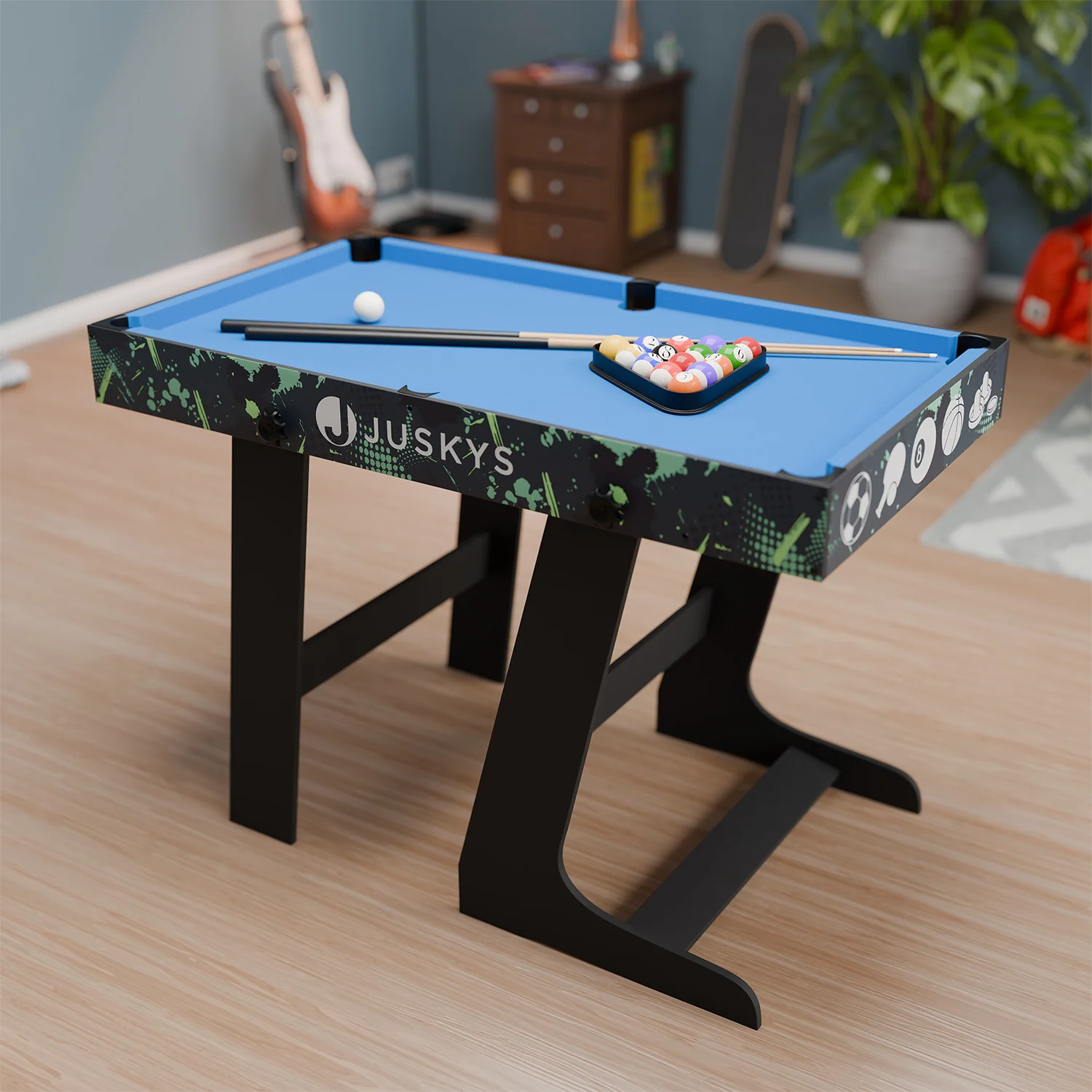 Multi-Speeltafel 5 in 1 – 104 x 58 x 73 cm