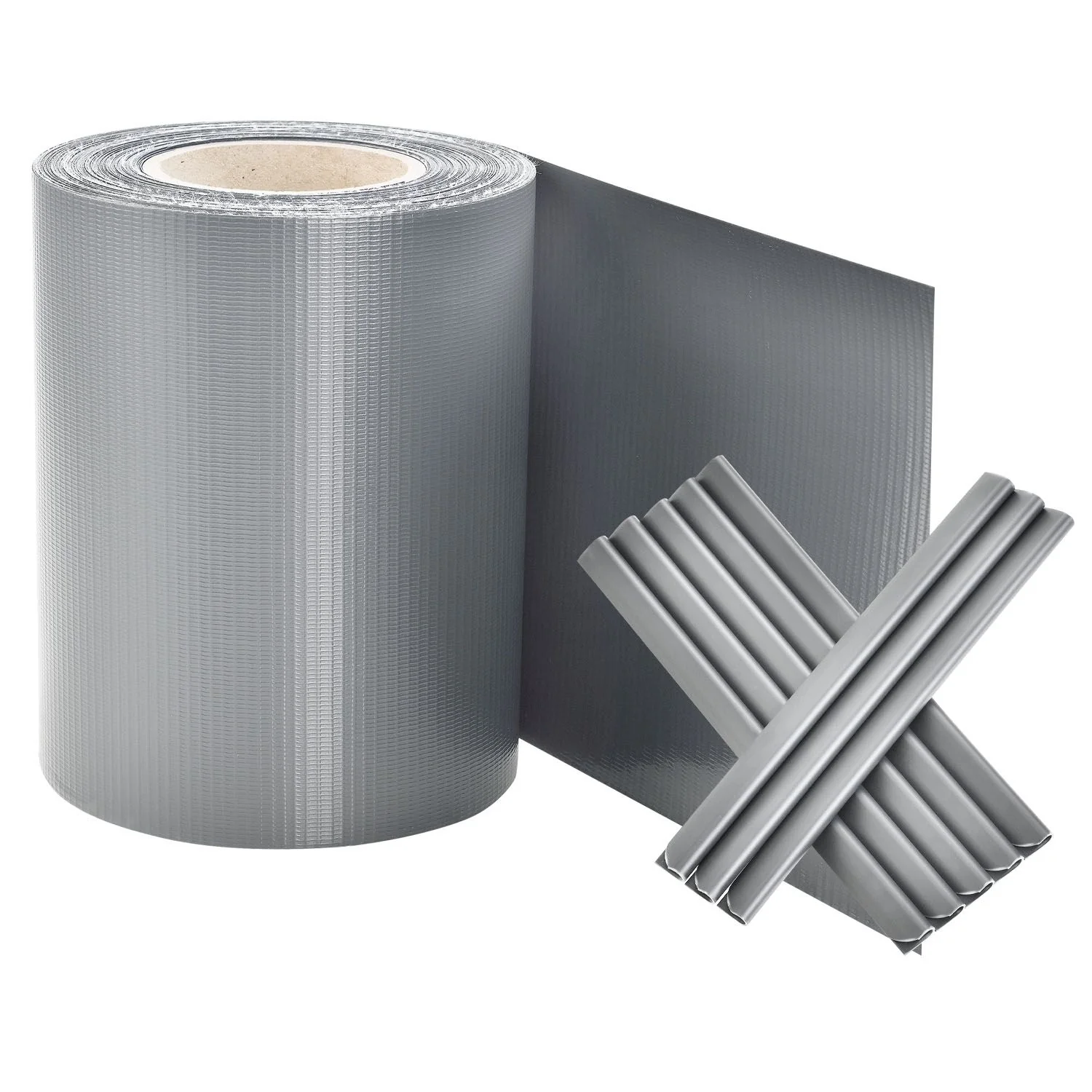 PVC Privacystrips – 1 stuk – licht grijs