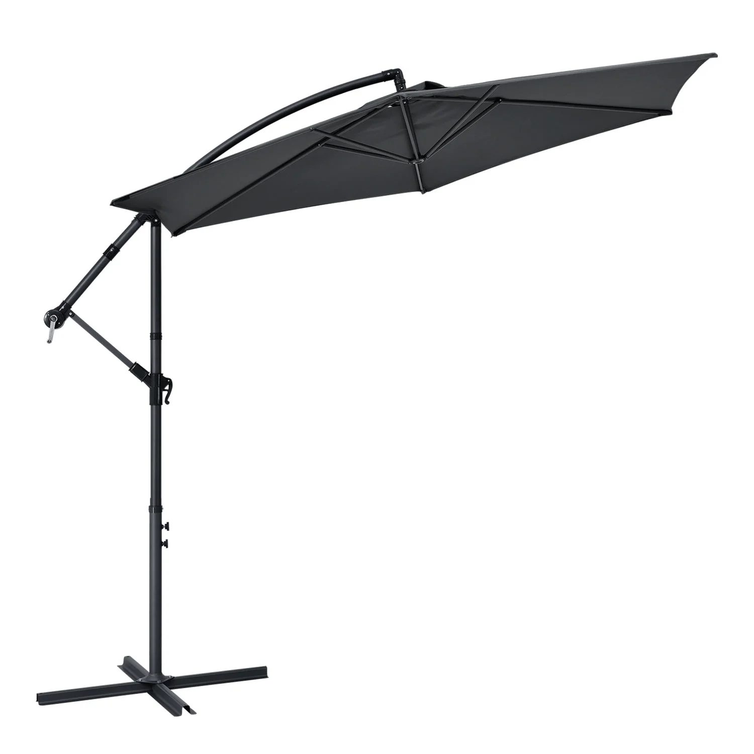 Parasol Brazil – 3,5m – Donkergrijs