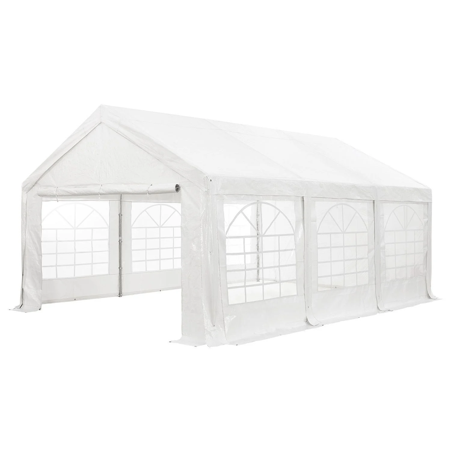 Partytent / Paviljoen Gala – 3 x 6 meter – Wit – Incl. Zijwanden & Toebehoren