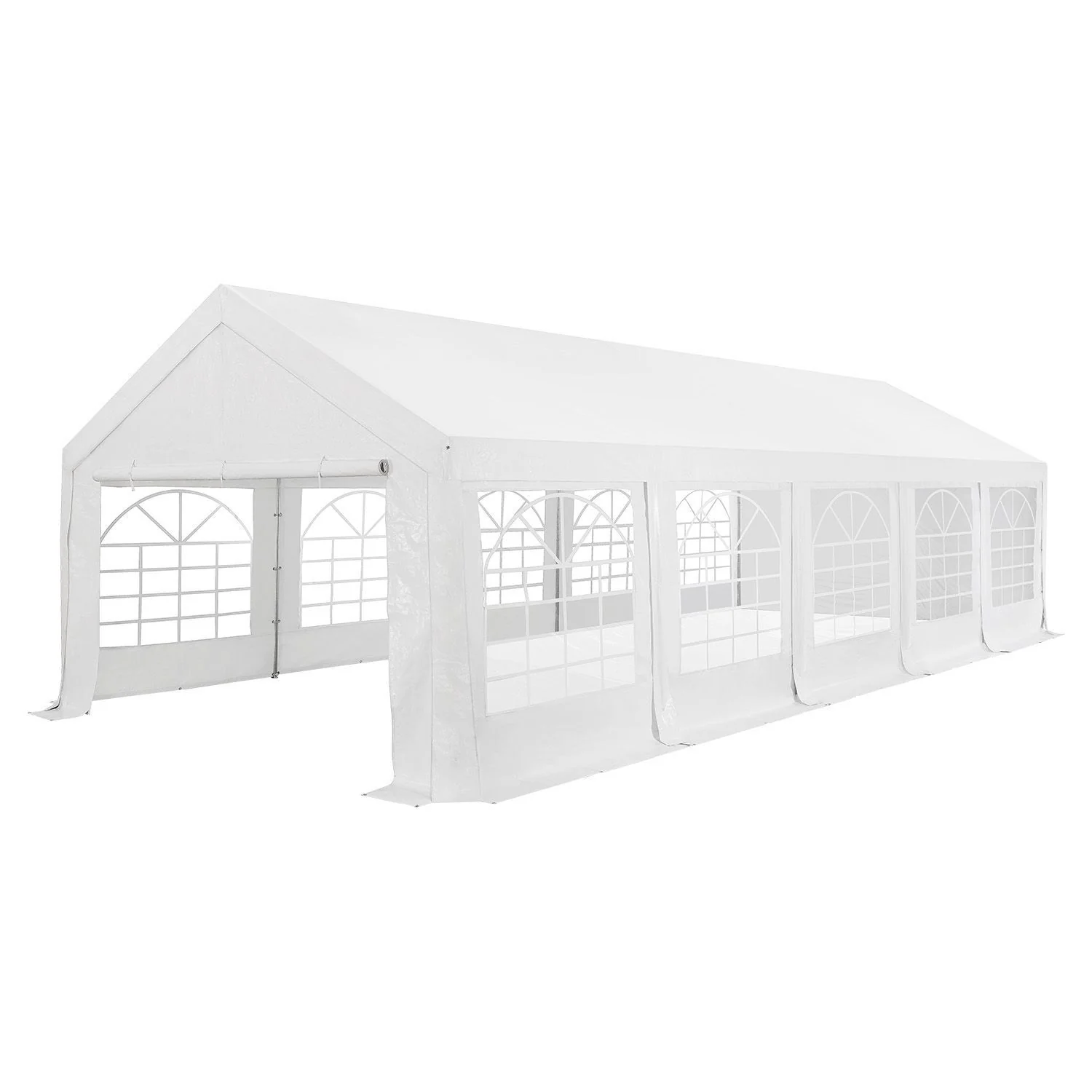 Partytent / Paviljoen Gala – 5 x 10 meter – Wit – Incl. Zijwanden & Toebehoren