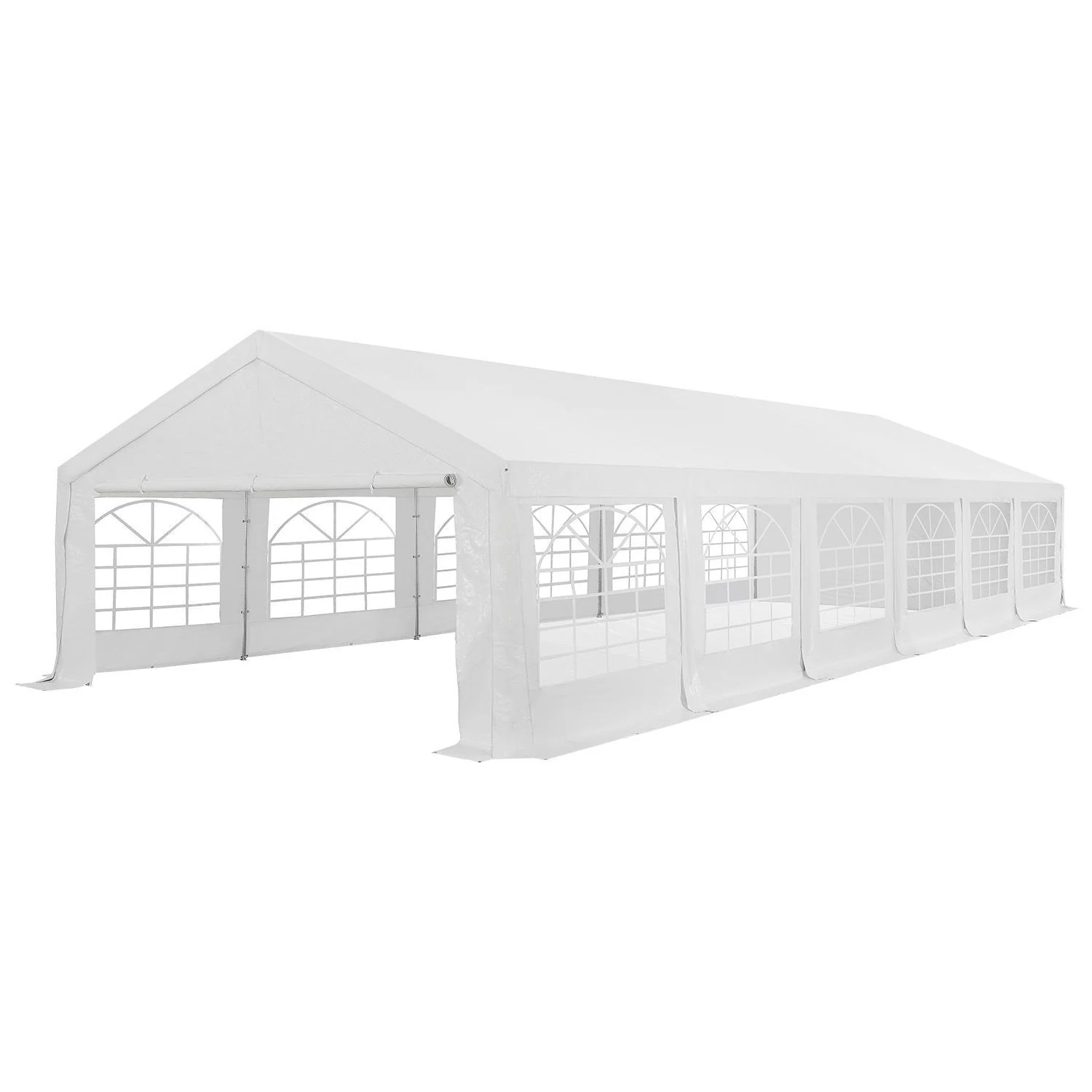 Partytent / Paviljoen Gala – 6 x 12 meter – Wit – Incl. Zijwanden & Toebehoren