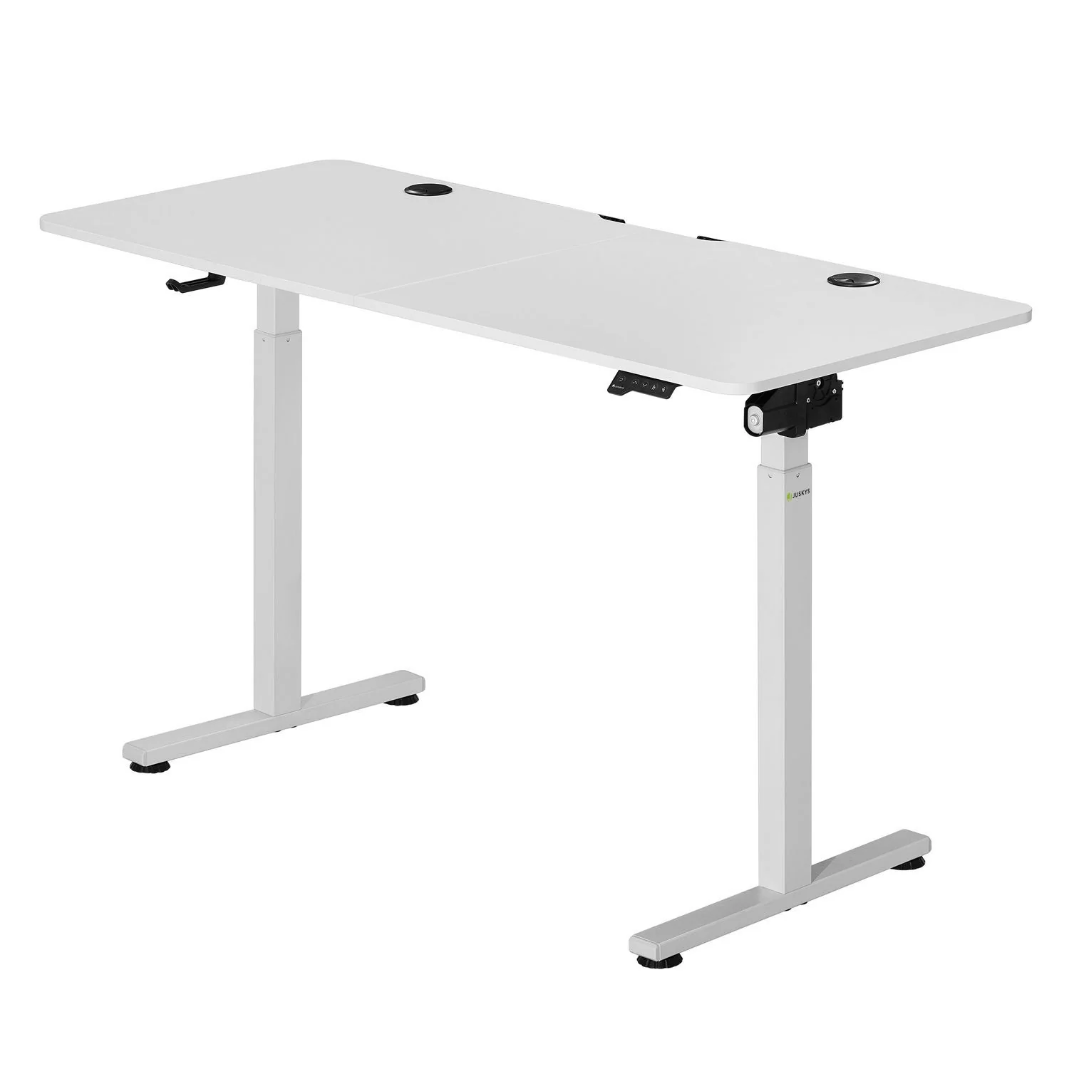 Elektrisch Verstelbaar Bureau / Sta Zit Bureau – 120 x 60 cm – Wit