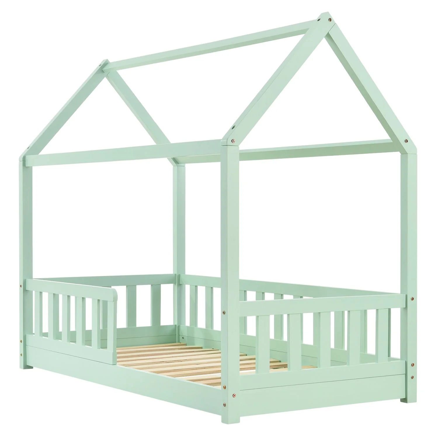 Kinderbed Marli – 80 x 160 cm – Mint