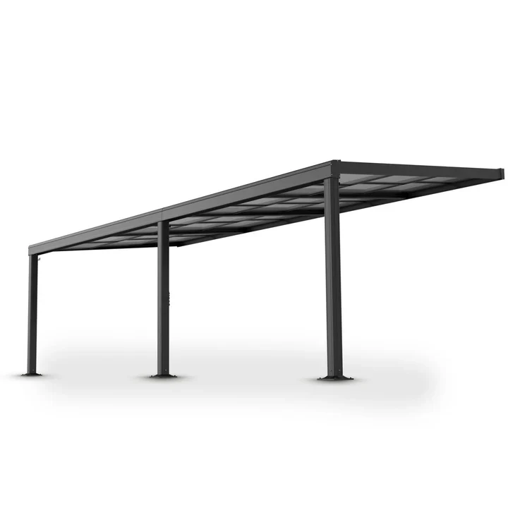 Overkapping / Carport Jakarta – Aluminium – 7 x 3 m – Incl. Schuifdak