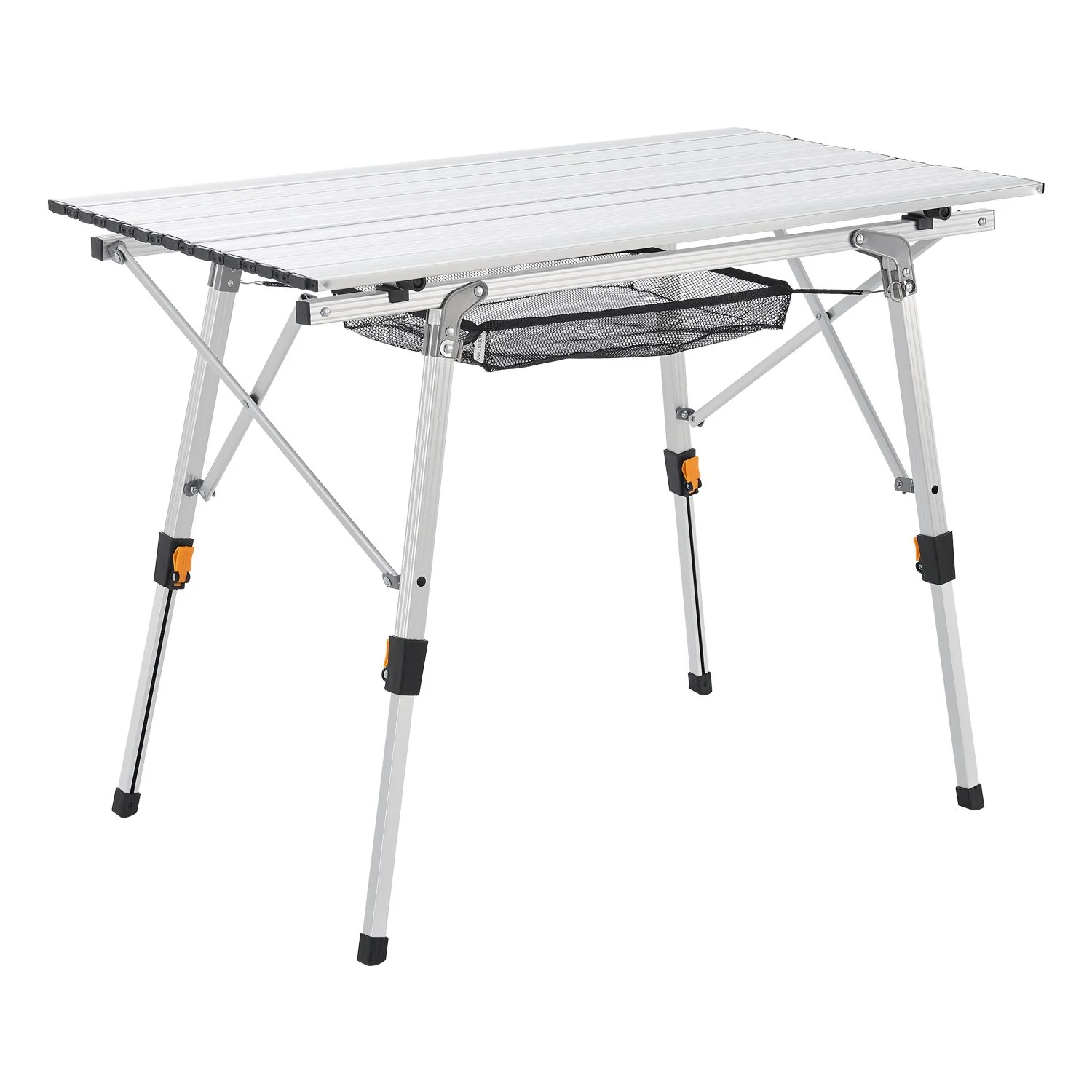 Vouwbare en inklapbare Campingtafel Picco – Aluminium – 90 x 50 x 67 cm