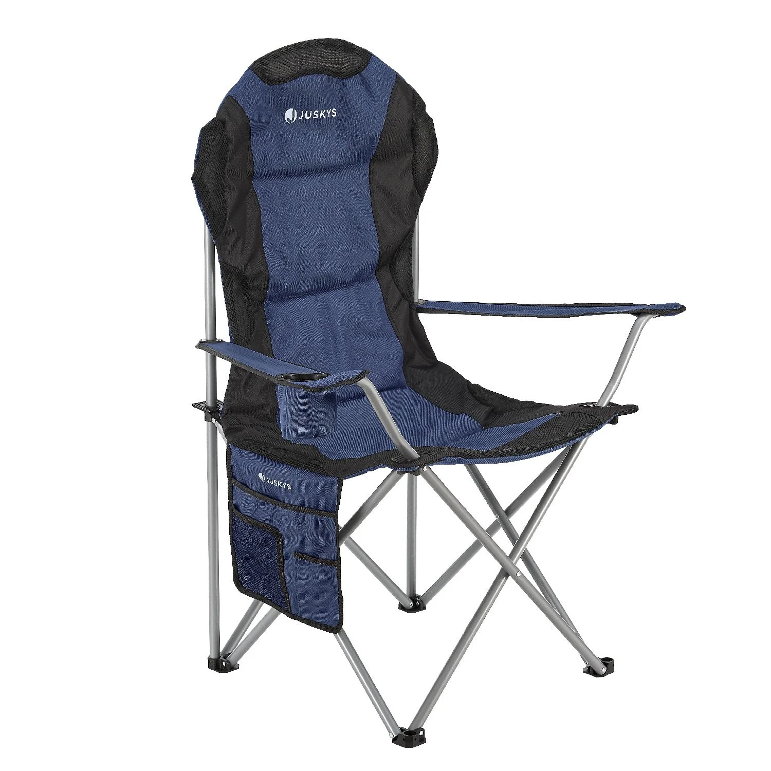 Inklapbare Campingstoel / Vouwstoel Lido – Blauw – Incl. Opbergtas