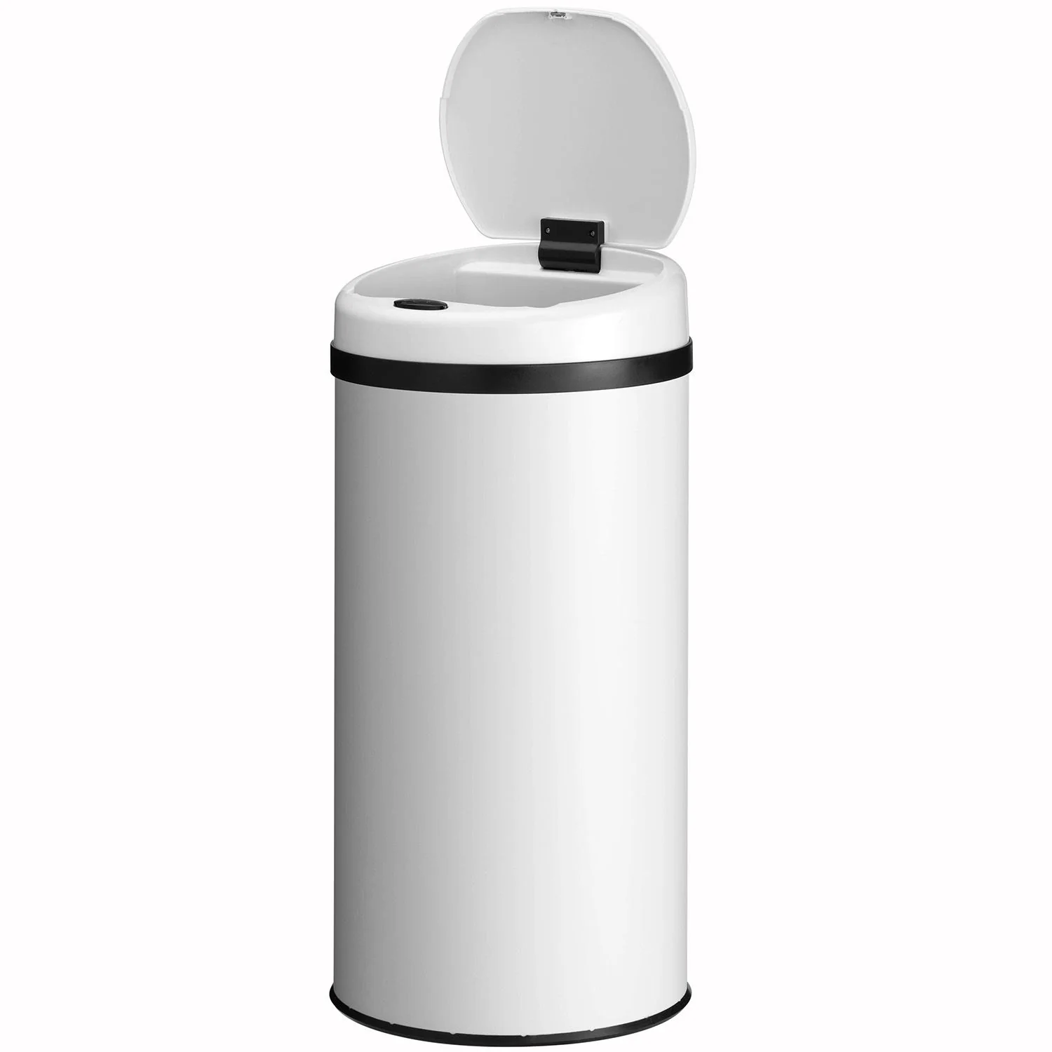 Automatische Prullenbak / Afvalemmer / Sensorprullenbak – 40 Liter – Wit – Rond