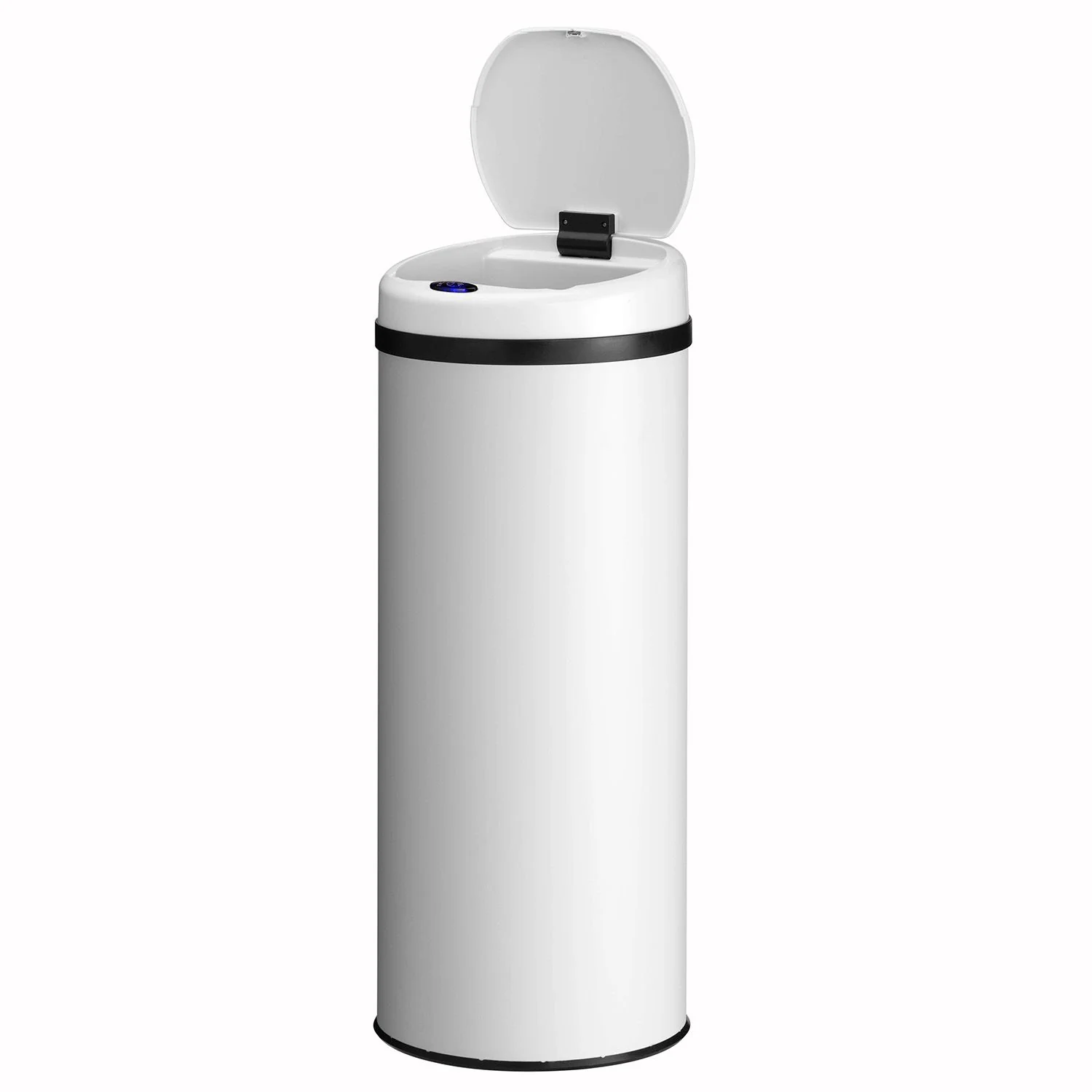 Automatische Prullenbak / Afvalemmer / Sensorprullenbak – 50 Liter – Wit – Rond