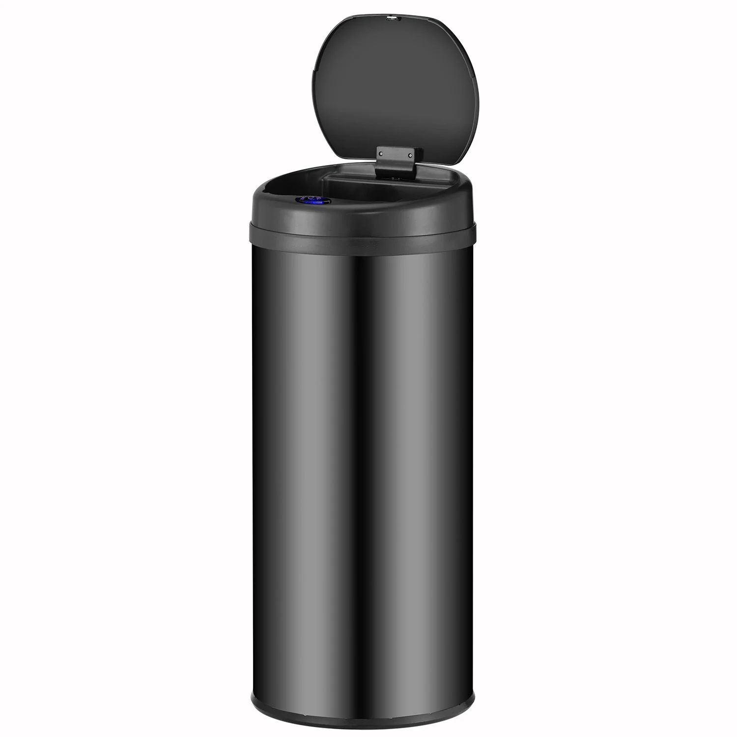 Automatische Prullenbak / Afvalemmer / Sensorprullenbak – 50 Liter – Zwart – Rond