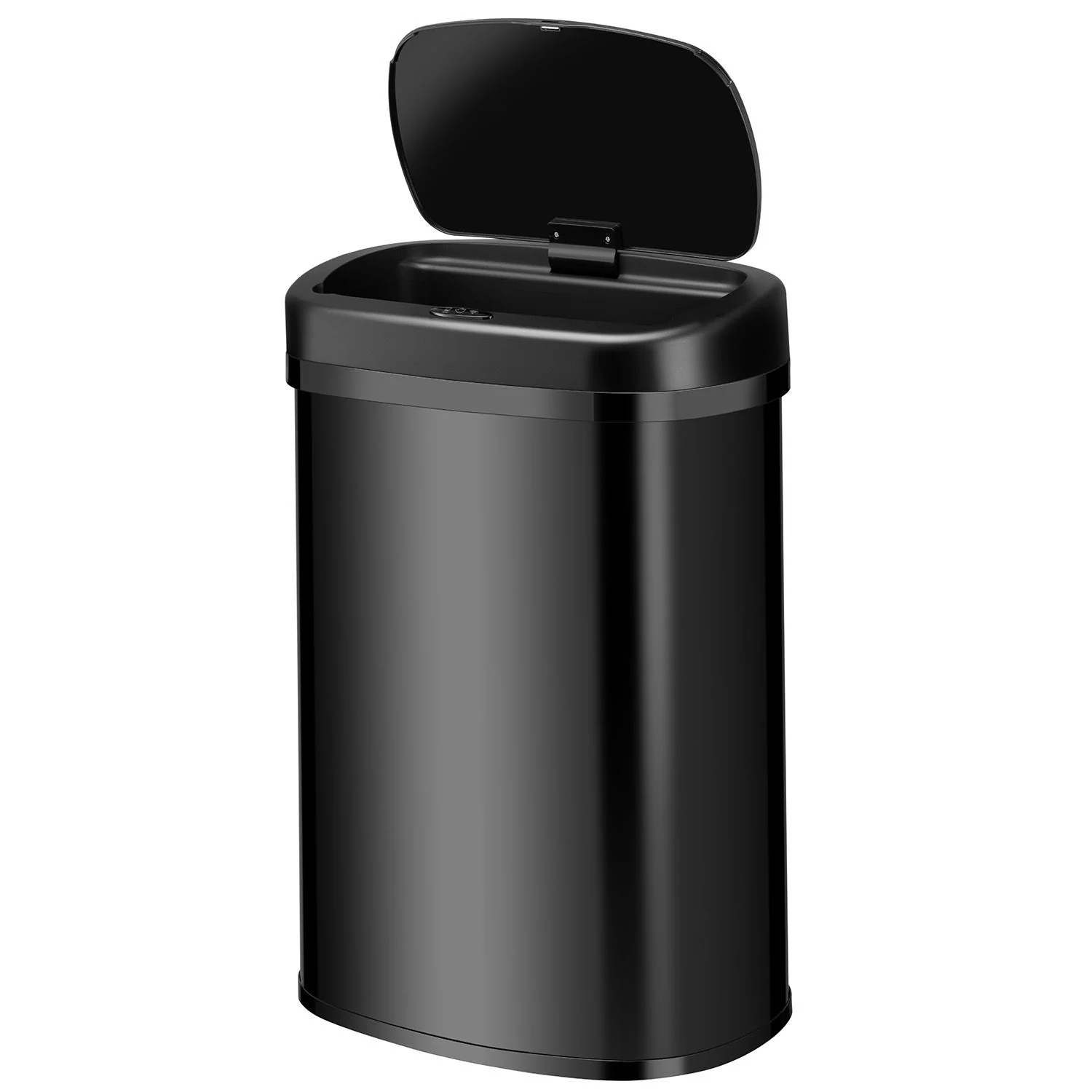 Automatische Prullenbak / Afvalemmer / Sensorprullenbak – 50 Liter – Zwart – Rechthoek