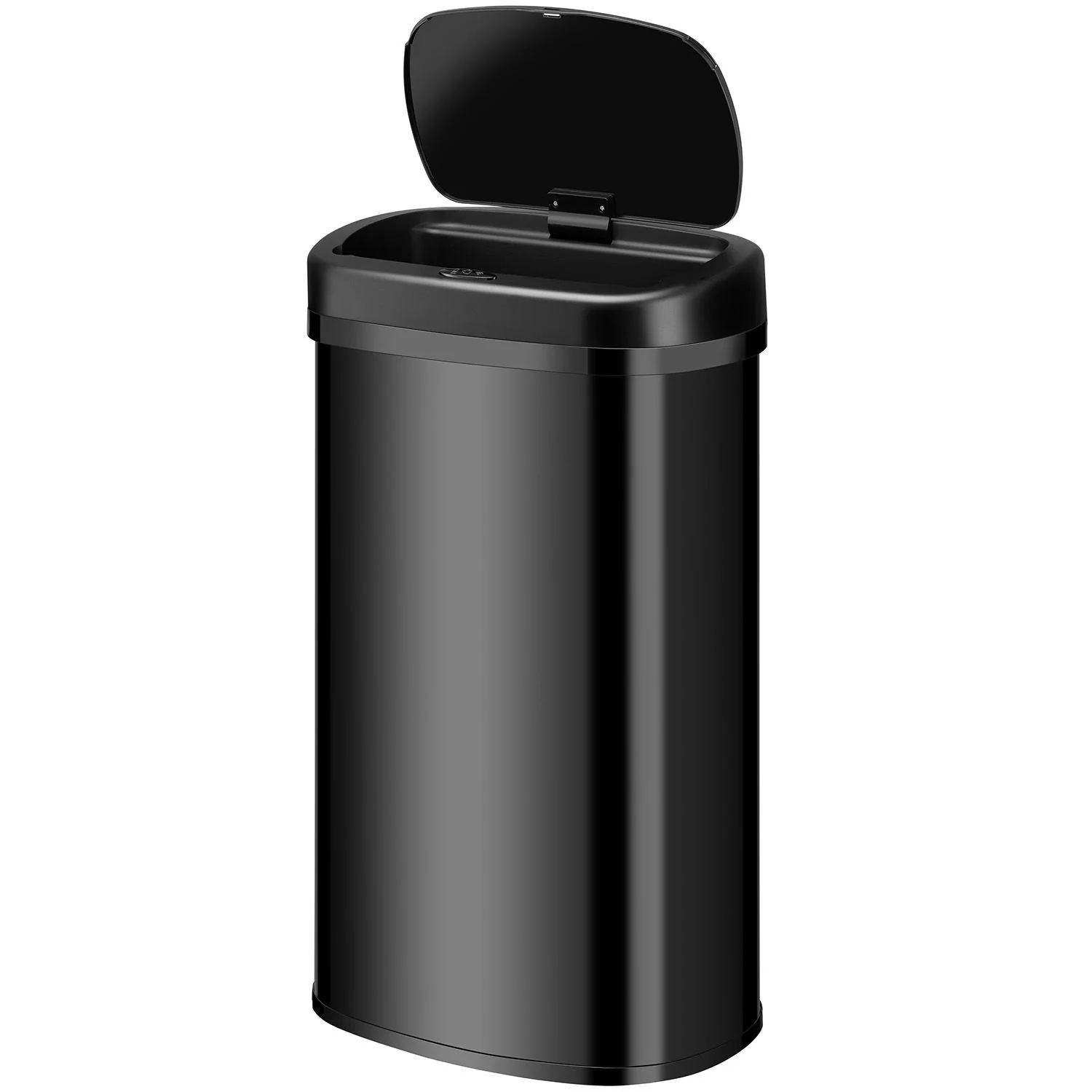 Automatische Prullenbak / Afvalemmer / Sensorprullenbak – 60 Liter – Zwart – Rechthoek