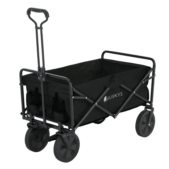 Bolderkar / Handkar / Transportkar – Opvouwbaar – Max. 100kg – Zwart