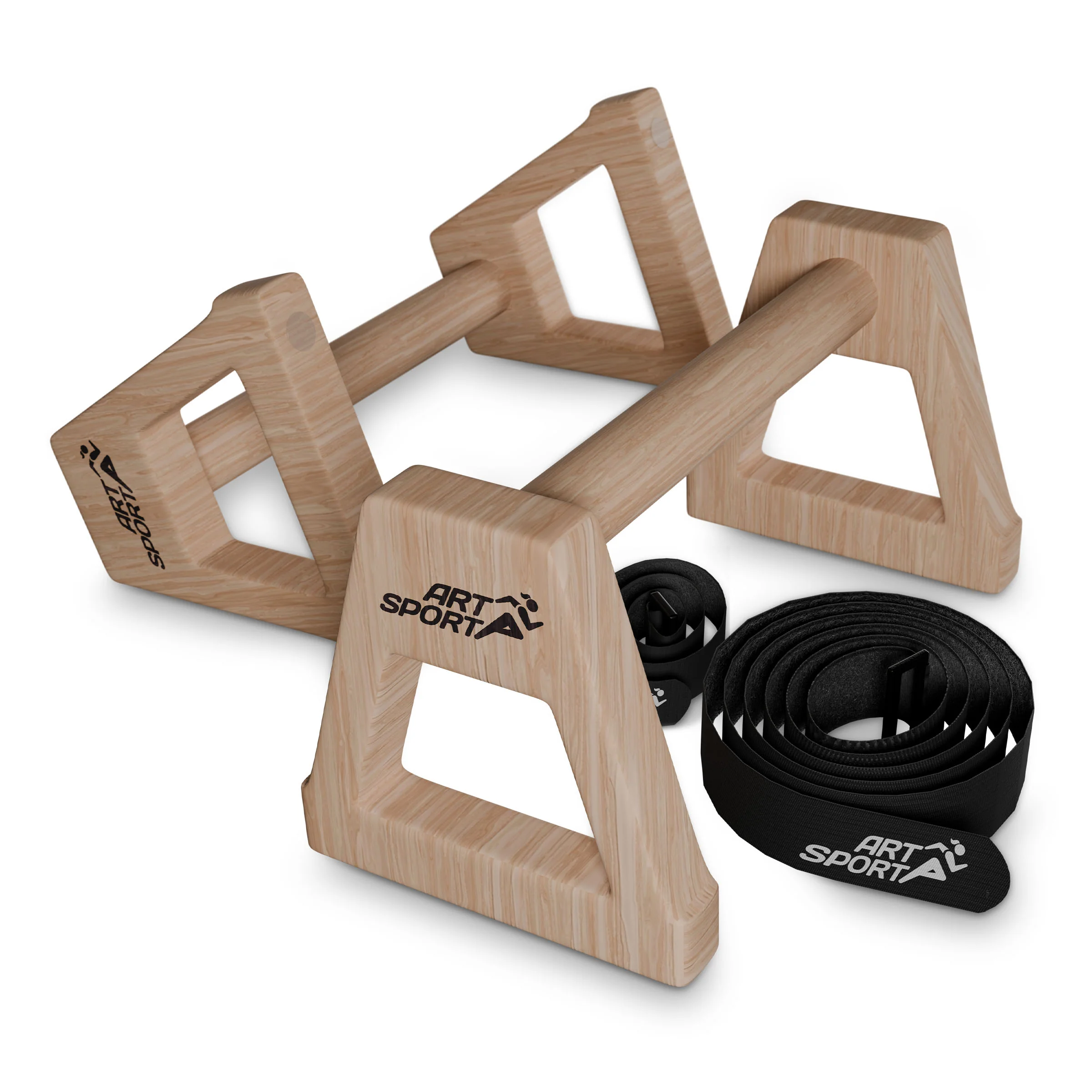 Houten opdrukstangen – XXL – 39x20x20 cm