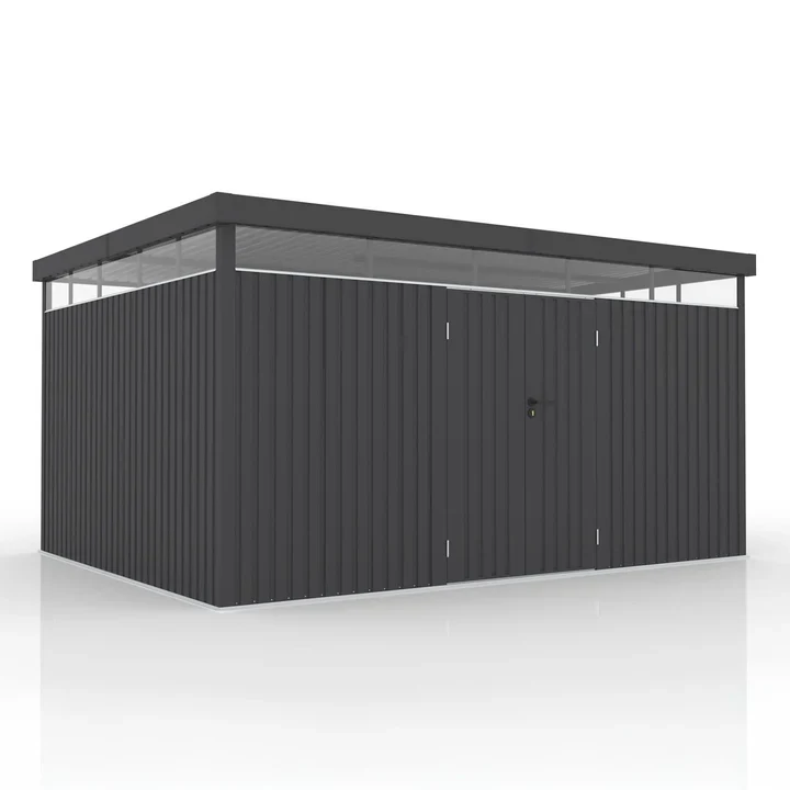 Metalen Gereedschapsschuur / Opbergschuur / Tuinschuur / Berging Luzerne – Antraciet – 12 m²