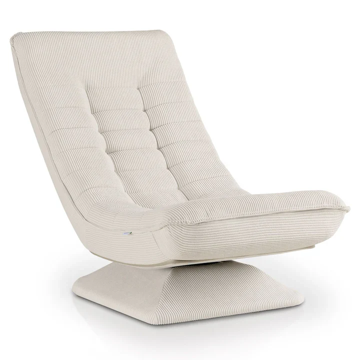 Relaxstoel / Relaxfauteuil Korsika – Corduroy – Beige