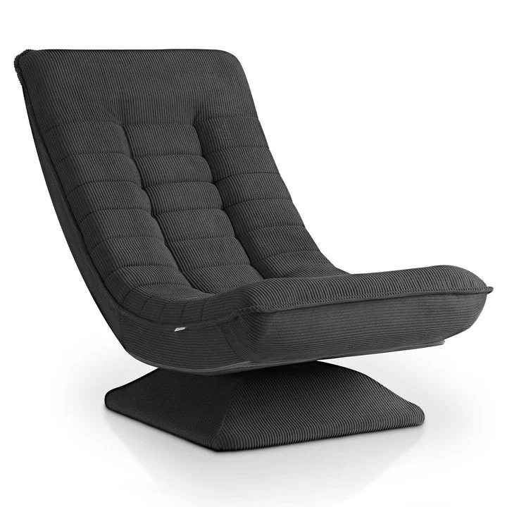 Relaxstoel / Relaxfauteuil Corsica – Corduroy – Donkergrijs