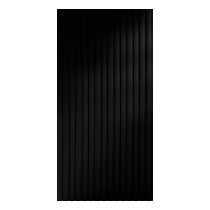 Akoestische Wandpanelen – Set van 4 – Zwart