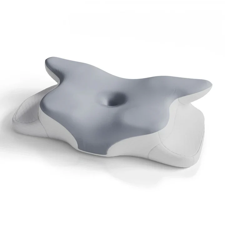 Nekkussen – Memory Foam – Wit / Grijs