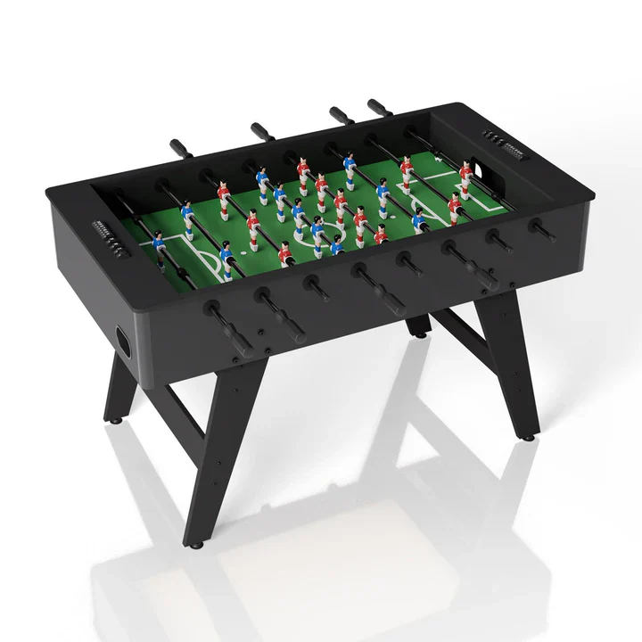 Tafelvoetbaltafel / Voetbaltafel – Incl. Accessoires – Zwart