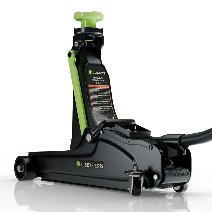 Autokrik / Krik – Met wielen – Incl. Accessoires – Zwart / Groen