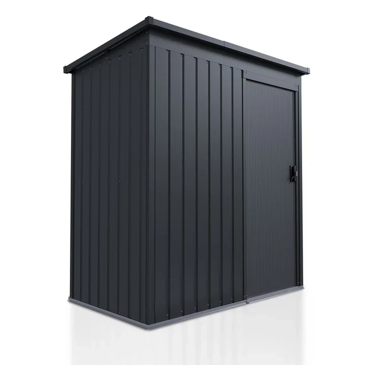 Metalen Gereedschapsschuur / Tuinschuur / Berging – Incl. funderingsframe – Donkergrijs