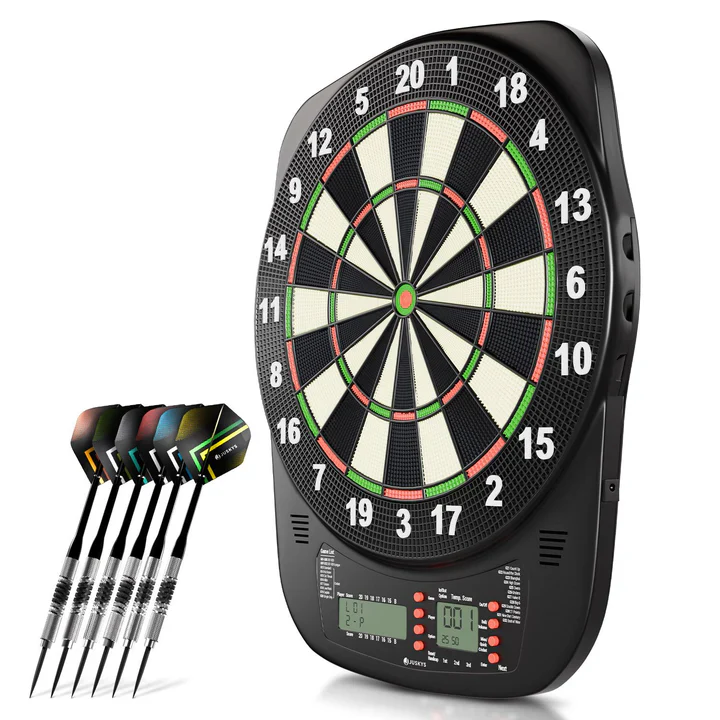 Elektronisch Dartbord – Incl. lcd-scherm – USB-C-poort – 18 darts