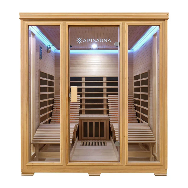 Infraroodcabine Billund – 170x190x190 cm – Dubbele Technologie – 2 personen