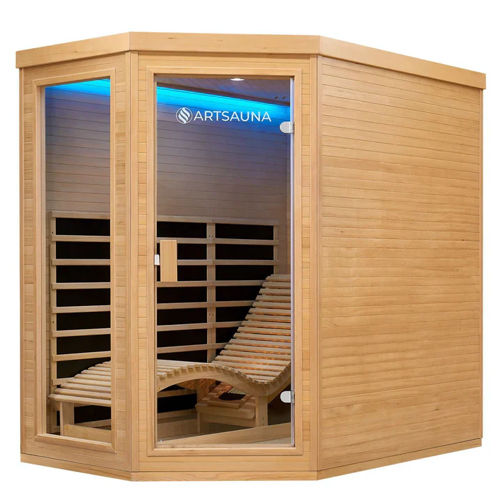 Infraroodcabine Kolding – 130x190x190 cm – Triplex Verwarmingssysteem – 2 personen