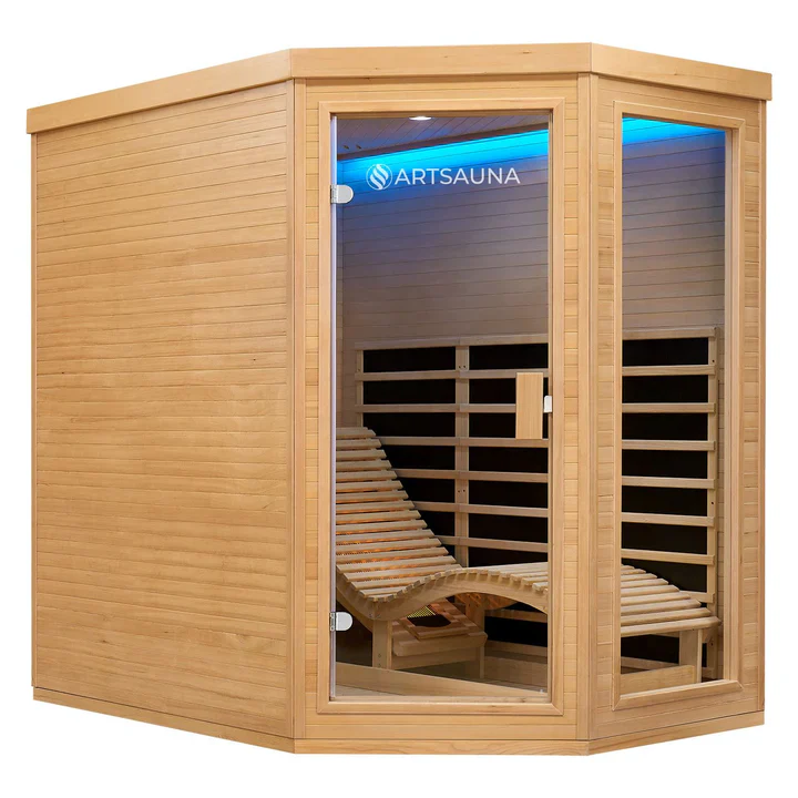 Infraroodcabine Esbjerg – 130x190x190cm – Triplex Verwarmingssysteem – 2 personen