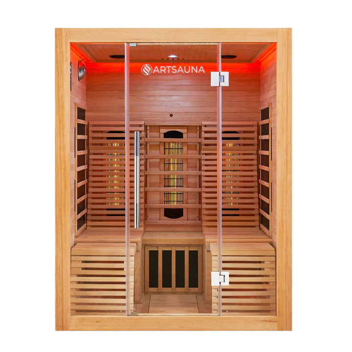 Infraroodcabine / Infraroodsauna Helsinki 150 – 2-3 Personen – 150x150x190 cm