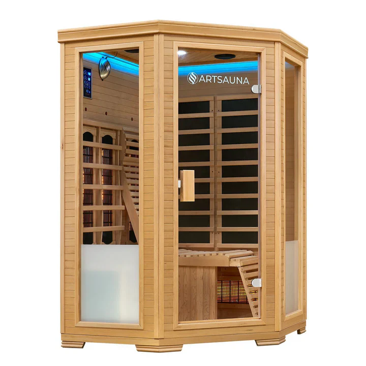 Infraroodcabine Aalborg – 120x120x190 cm – Dubbele Technologie – 2 personen