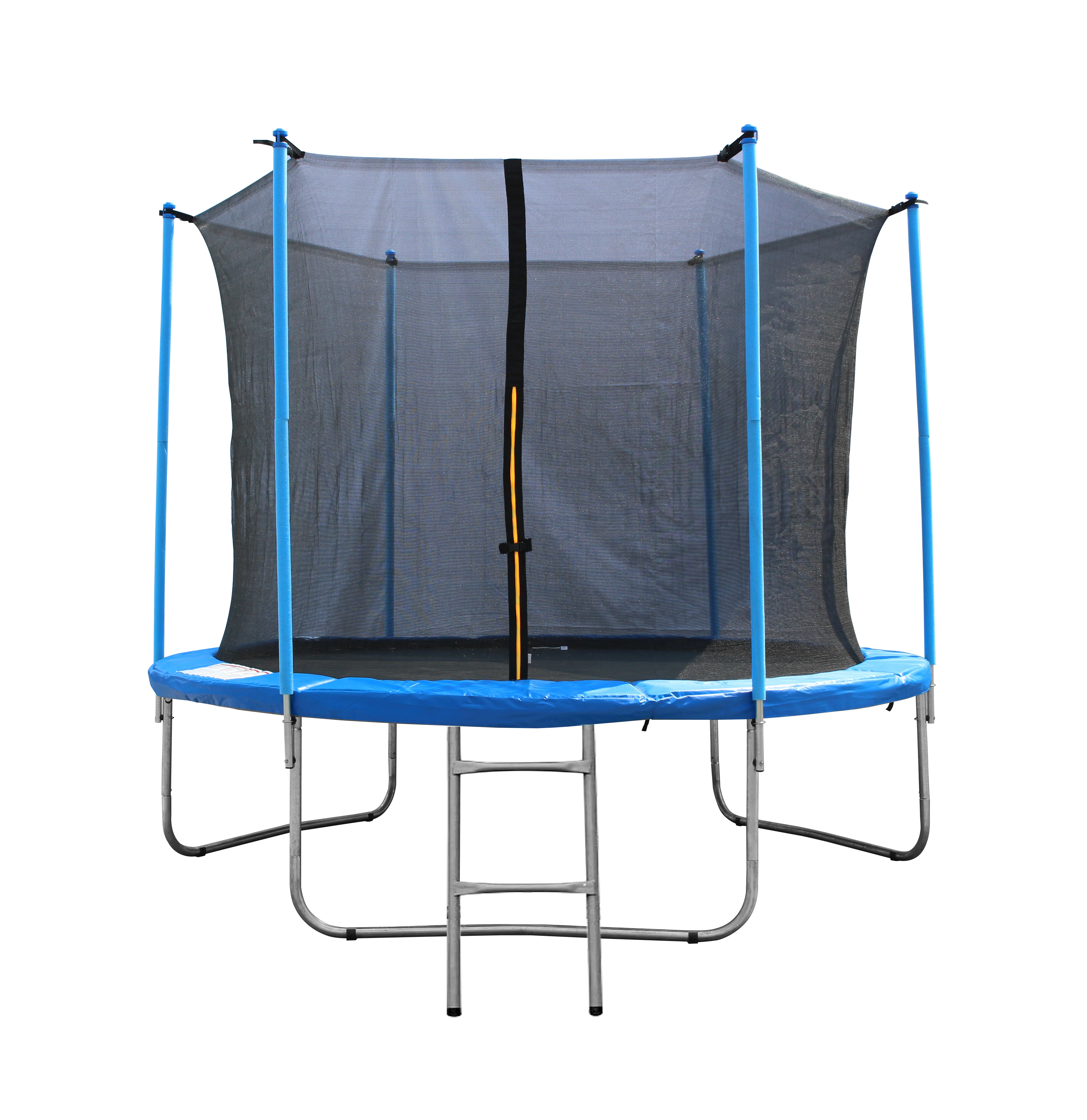 Trampoline met Veiligheidsnet en Ladder – Max. 100 kg – 305 CM – PE Net, EPE Schuimkussens