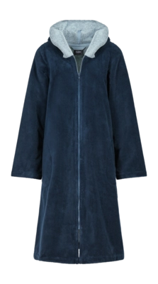 Cawö Home 841 Badjas Women Sea Capuchon & Rits