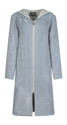 Cawö Home Badjas Dames Capri Women 6222 Capuchon & Rits