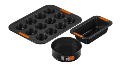 Bakvormset Le Creuset Cakevorm, Springvorm en Muffinvorm (3-delig)