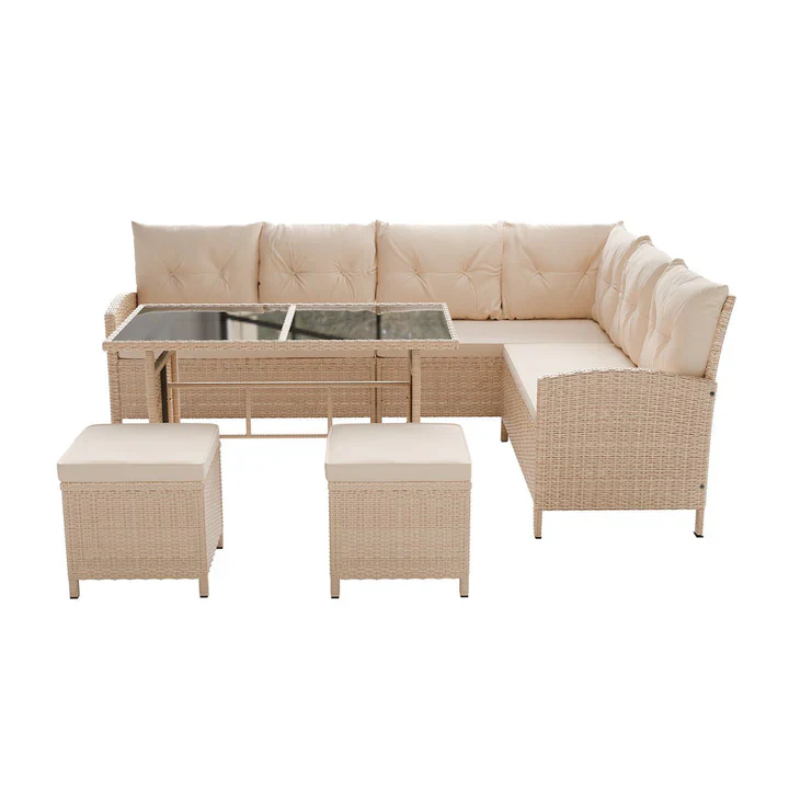 Loungeset Manacor – Creme / Zand – Incl. Kussens
