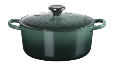Braadpan Le Creuset Wicked Collection Elphaba Signature Rond Midnight Green 24 cm