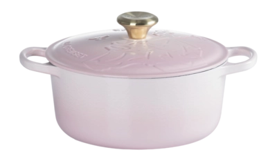 Braadpan Le Creuset Wicked Collection Glinda Signature Rond Shell Pink 24 cm