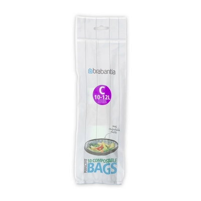 Brabantia Type C PerfectFit Composteerbare Afvalzak 10-12 Liter - 10 zakken